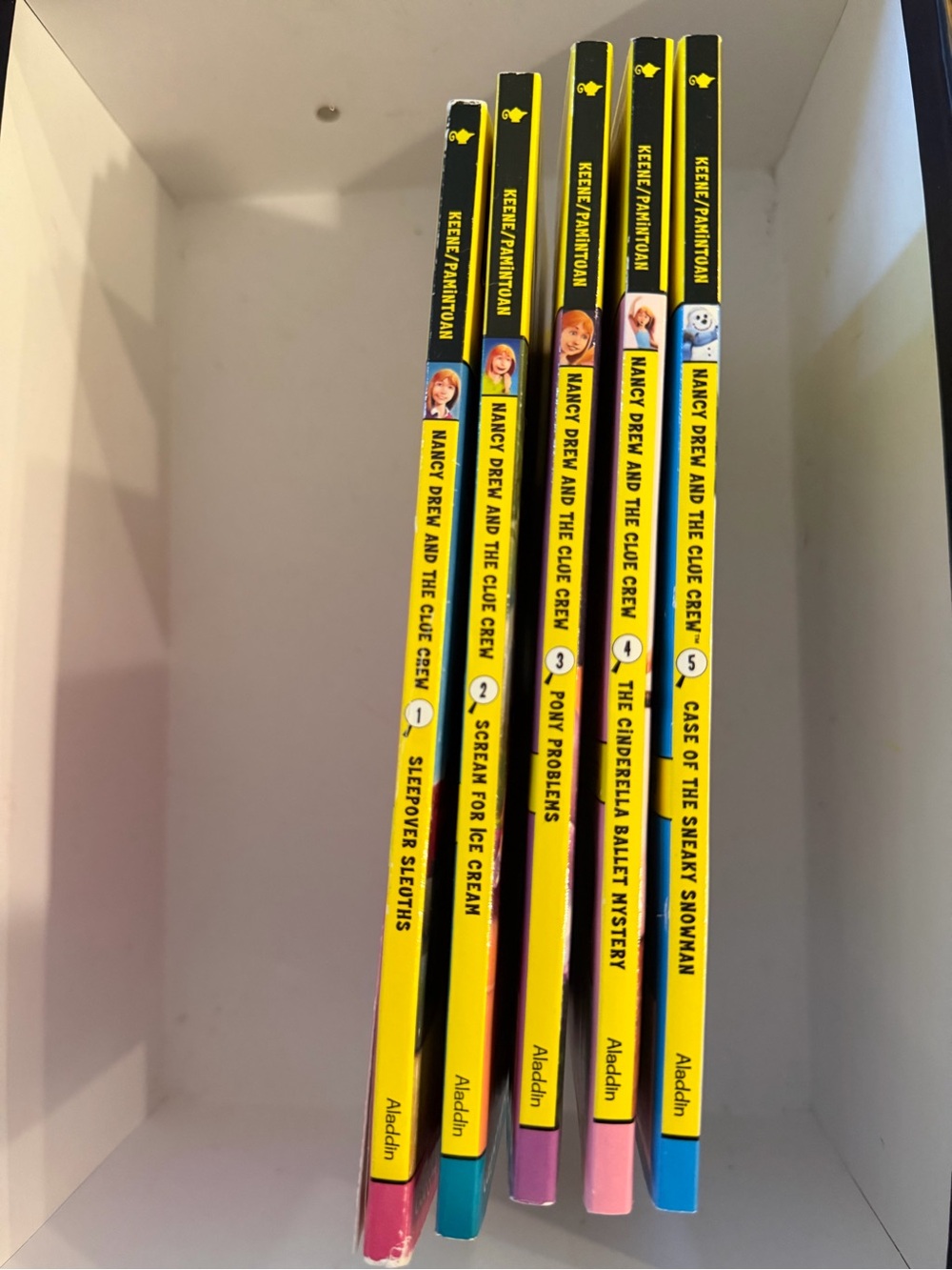Nancy Drew and the Clue Crew Kids Mystery Book Set - Yellow Spine